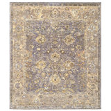 Grey Traditional Wool Rug - 8'3" x 9'7"