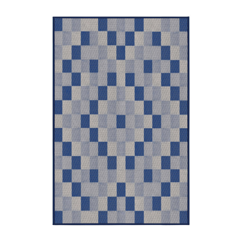 Tapis décoratif grise à motifs géométriques Platz, Rectangle 8 pi x 10 pi