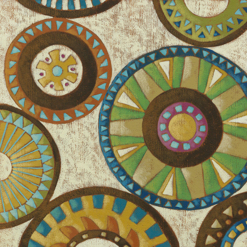 Kaleidoscopic II by Chariklia Zarris - Wrapped Canvas Painting, 91cm H x 91cm W x 3.8cm D
