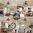 20" Black Industrial Cage Ceiling Fan with Light Kit and Remote,Farmhouse Ceiling Fan-125938067