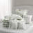 Adele Green 4-Piece Twin/Twin XL Comforter Set with Decorative Pillows-129101809-116621893