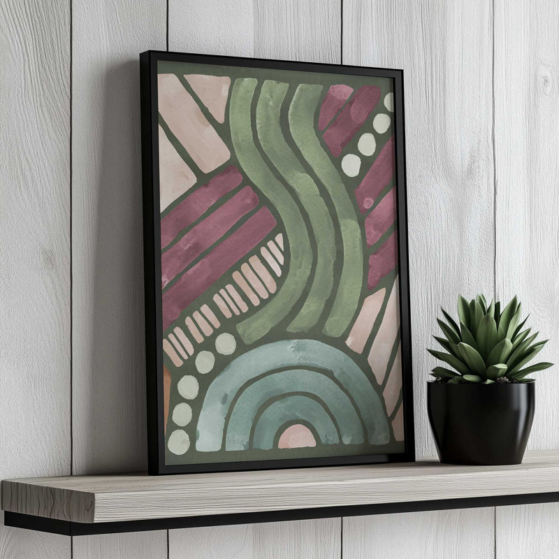 «Impressions VII» par Dina June, reproduction d'art, H 40 po x l 30 po, Noir