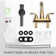 Centerset 2-handle Bathroom Faucet with Drain Assembly