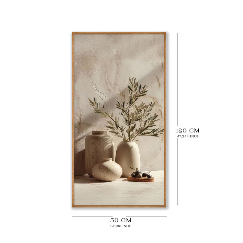 Stunning Decorative Framed MDF Painting, 27.6 x 13.0 inches | 100% Solid Wood Frame (Thickness: 0.8 inches) | Vibrant Digital Print, Perfect for Home Decor, Living Room & Office | Elegant Wall Art Addition