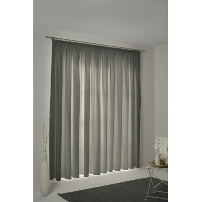 Polyacrylic Opaque Pinch Pleat Curtain Panel