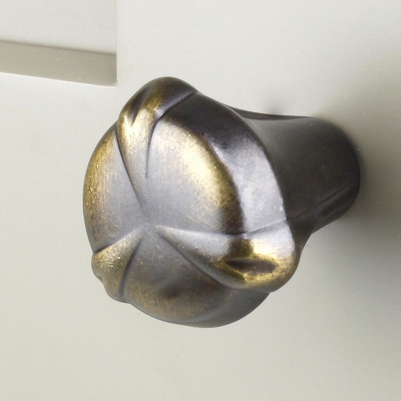 Luna 1 1/8 Inch Bronze Mushroom Cabinet Knob