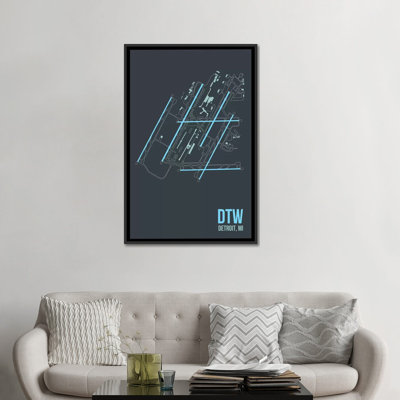 «Detroit Metropolitan», impression sur toile