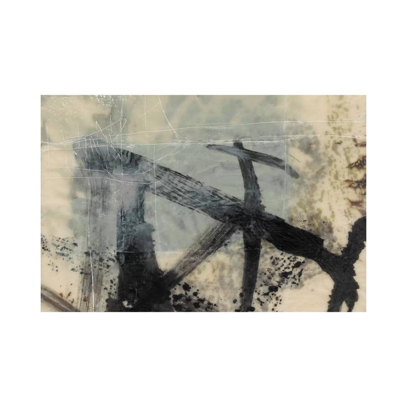 Sumi-E And Wax I by Jennifer Goldberger - Wrapped Canvas Painting, 101.6 cm H x 66.04 cm W x 1.91 cm D