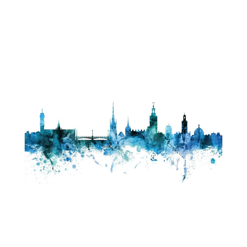 Stockholm, Sweden Skyline by Michael Tompsett - Wrapped Canvas Gallery-Wrapped Canvas Giclée, 152.5 cm H x 101.5 cm W