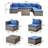 Nivek 7 - Person Outdoor Seating Group with Cushions-1301086521