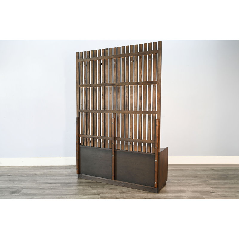  Eliza Hall Tree With Bench, Brown
