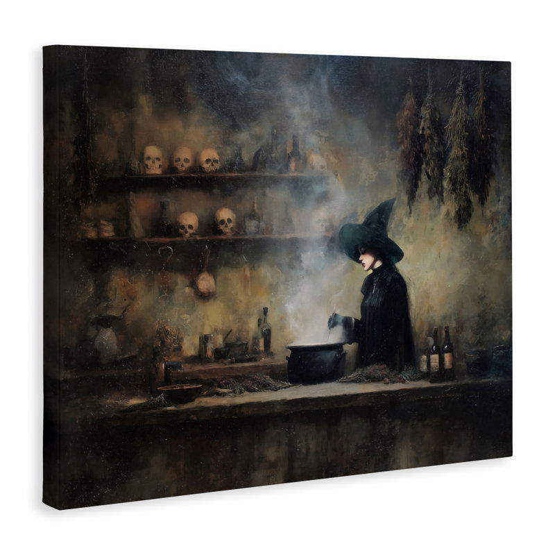 Toile «Witch's Cauldron Brew», conception par Arlington Prints