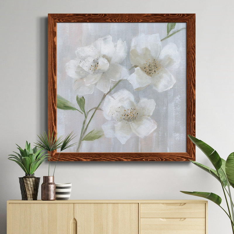 Grès I - peinture sur toile encadrée, H 20 po x l 20 po x P 1,5 po, Érable encadré