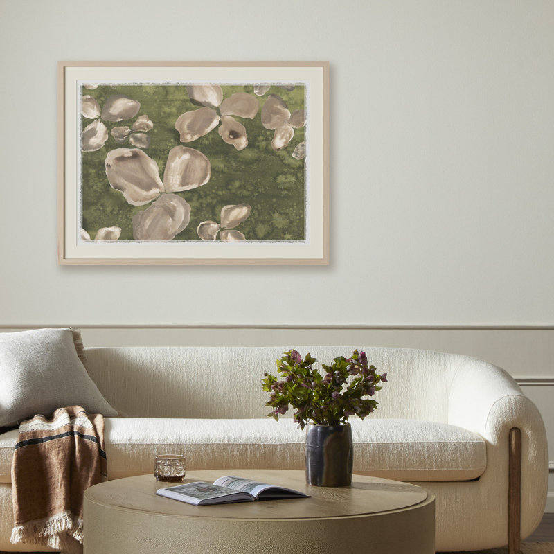 Sub Tropic Painting by Molly Franken, 40" H x 30" W, Beige