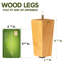 Pied de table en bois Abbye-92916452