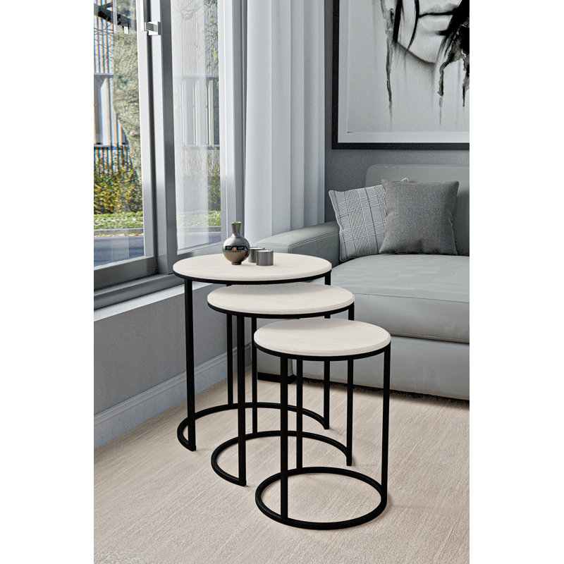 Angeluis Coffee Table, White