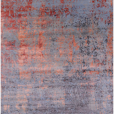 Tapis abstrait gris