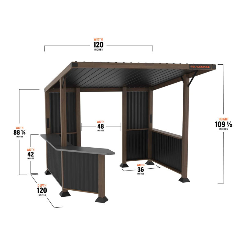 Blackstone 10' x 10' Backyard Bar & Grill