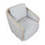 Mobilier de salon gris gris, fauteuil de salon pivotant 1pc