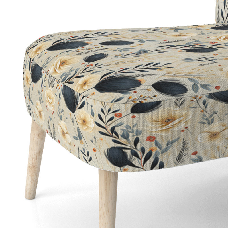 Chaise d'appoint rembourrée Nomadic Elegance