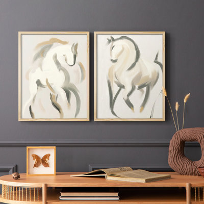 ANIMALS Series CCGLXV III - Reproduction encadrée de qualité supérieure - prête à être accrochée - aucun clou requis - aucun clou requis