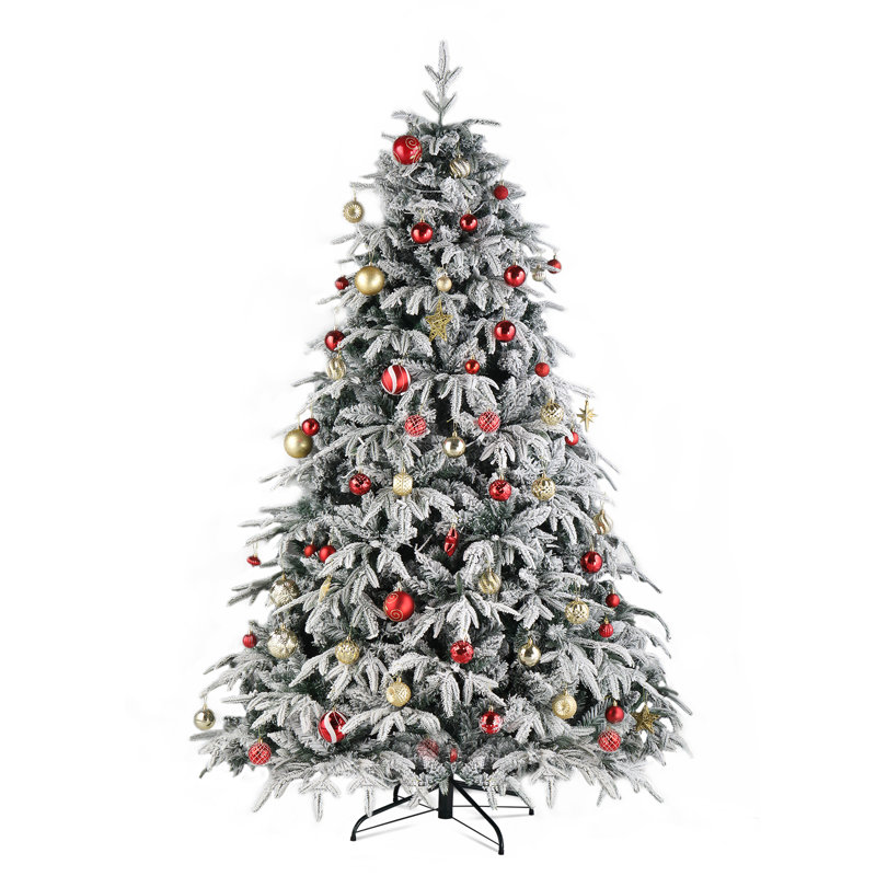 7' Lighted Pine Christmas Tree