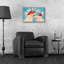 «Major Cockatoos» par Tim Marsh, art mural en verre acrylique de 24 po x 16 po par Tim Marsh