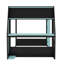 Lit superposé double avec bureau et lumière DEL-729036465