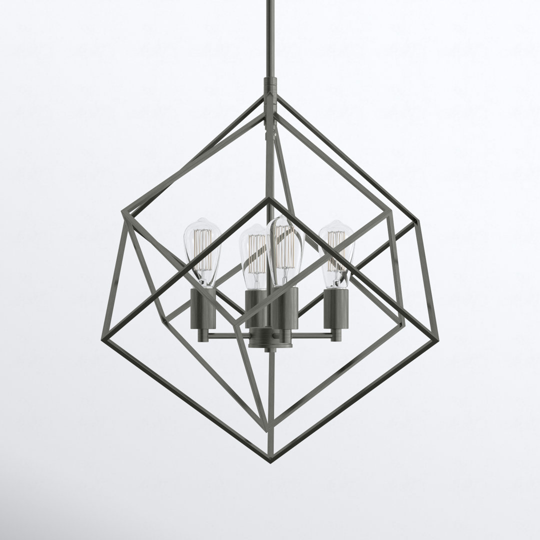 Wrigley 4 - Light Unique Geometric Chandelier AllModern 