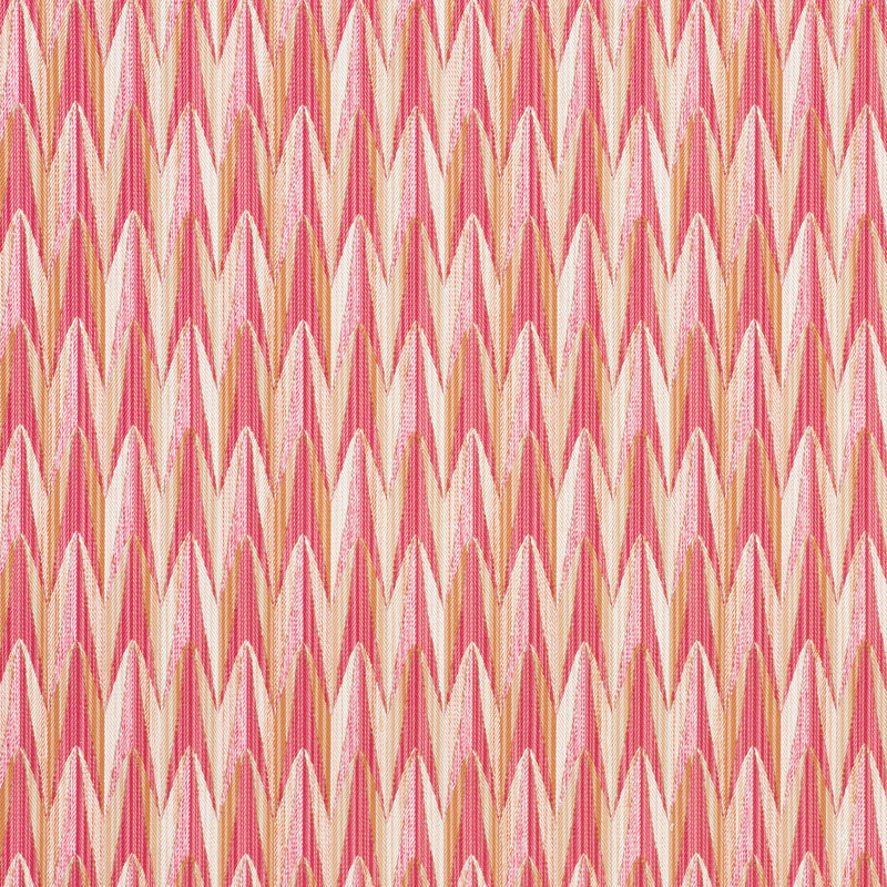 Verdant Indoor/Outdoor Fabric, Pink/Orange
