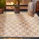 Latitude Run® Column Nikica Rug White and Gold