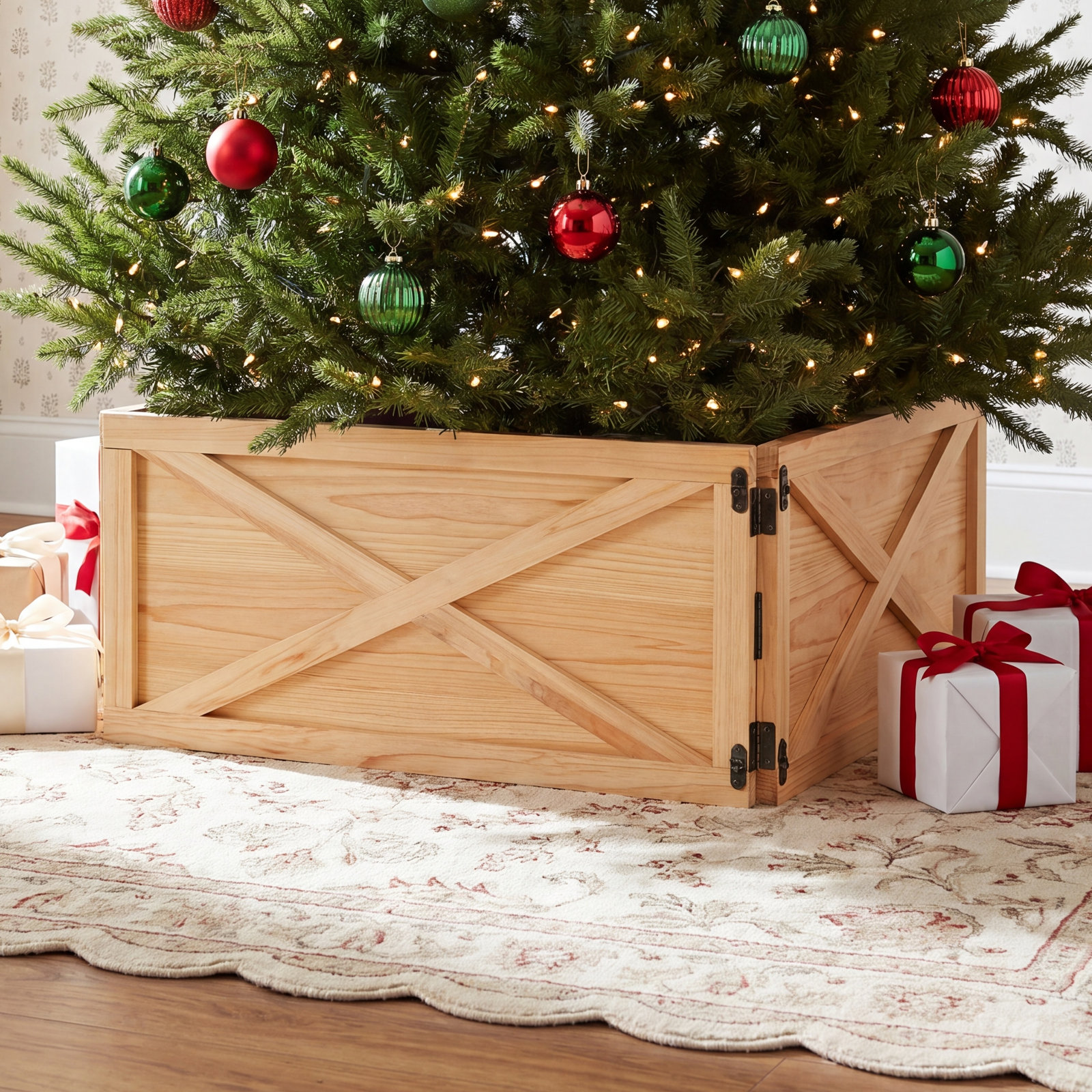 Solid Wood Tree Collar