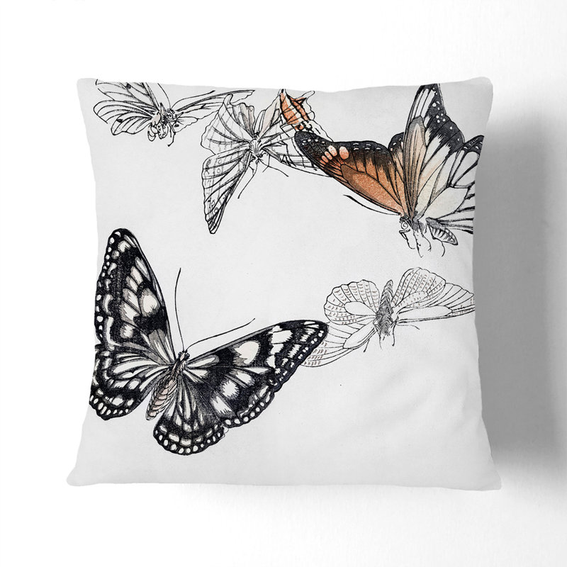 Square Throw Cushion, 40cm H x 40cm W x 15cm D