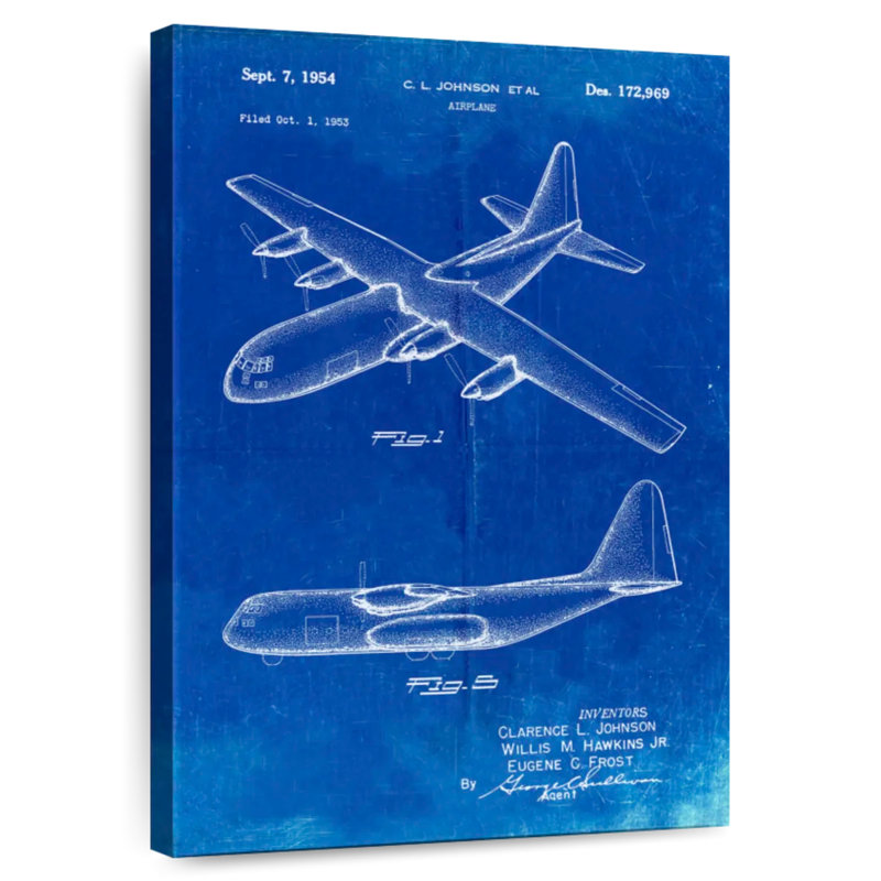 Laelle Lockheed C 130 Hercules Airplane, 24" H x 16" W