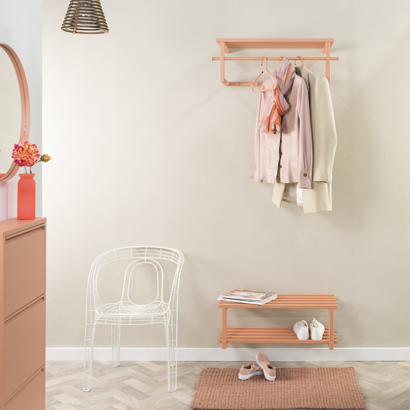 6 Pair Shoe Rack, Clay Terra