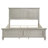 Ranbir Wood Eastern King Panel Bed Distressed White-86188152-23514876