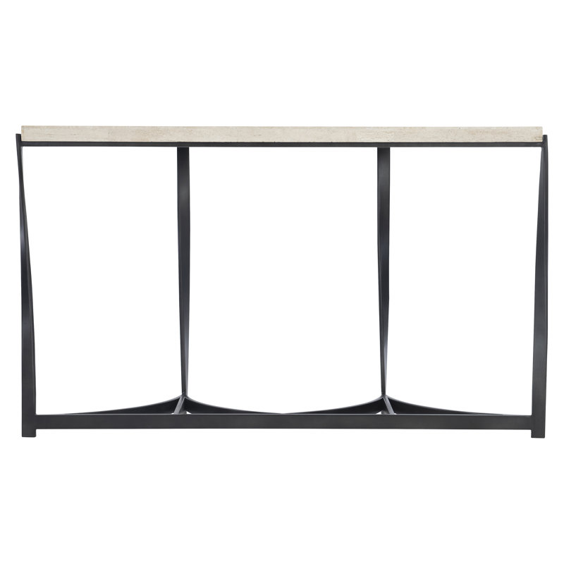 Berkshire 54'' Beige Stone Top Console Table