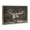  Toile flottante «Longhorn parmi les fleurs» par Nathan Larson