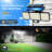 Solar Lights Outdoor Motion Sensor, 3500lm Bright Solar Flood Lights Outdoor, Adjustable & Upgrade Glass Panel, Wireless Led Solar Powered Security Spot Lights-124965793