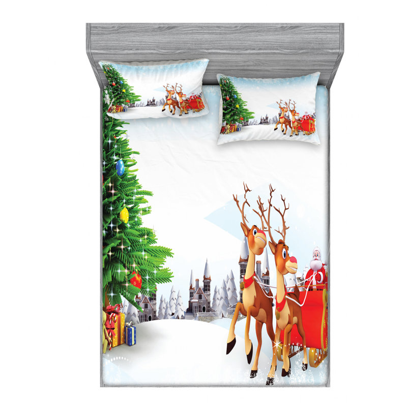 Microfiber Sheet Set, Full Sheet Set with Fitted Sheet