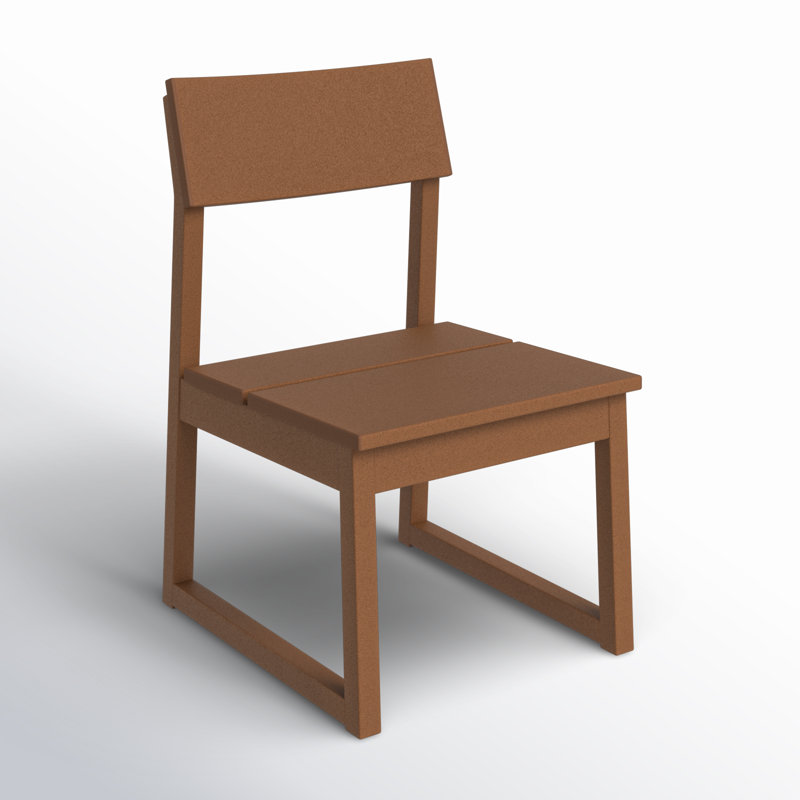 Chaise d'appoint de salle à manger EDGE, Teck