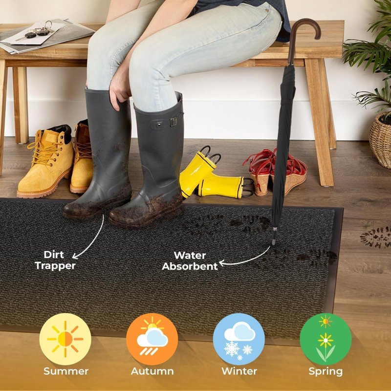 Solid Colour Kitchen Mat