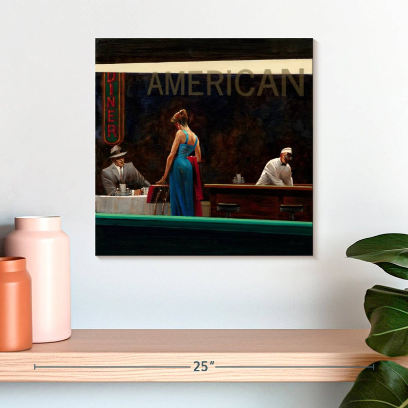 Evening Proposition, 16" H x 16" W