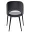 Ensemble de 2 chaises de salle à manger modernes en similicuir avec pieds en métal - chaises d'appoint rembourrées-109011295
