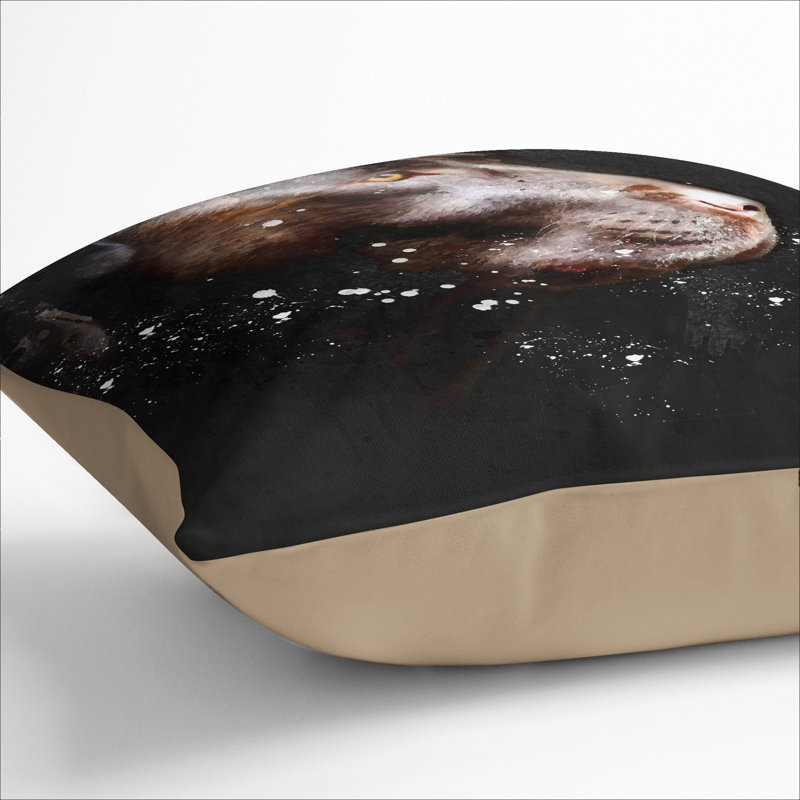 Square Cushion, 40cm H x 40cm W x 15cm D, Stone