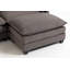 Canapé modulaire moderne à 4 places avec 2 repose-pieds 149,61 po avec coussins de taille-2039841074