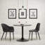 Klos Round Metal Base Dining Table