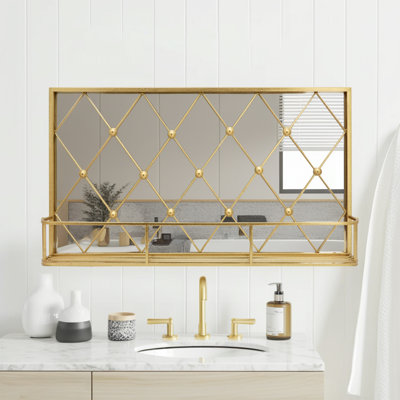 Itcel Mirror with Shelves