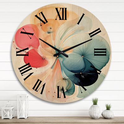 Horloge murale circulaire surdimensionnée Fusion