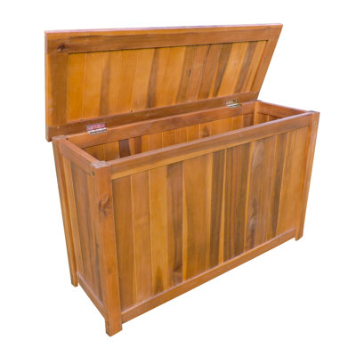Boîte de rangement en bois massif Debraoh